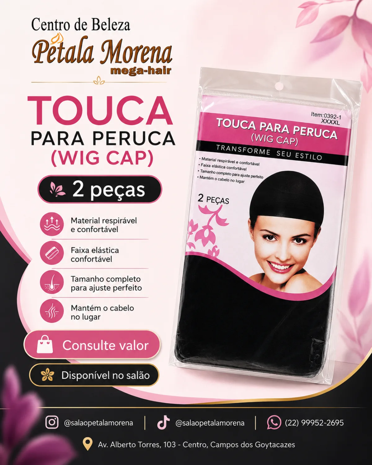 Touca para Peruca (Wig Cap)